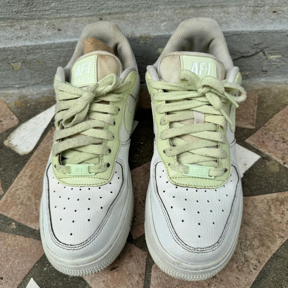 Nike Air Force 1 Low '07 White/Lime 8 Women